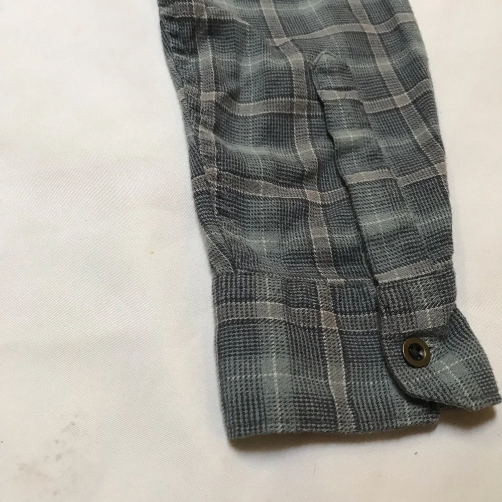 Wrangler mens gray flannel size M - Picture 8 of 9